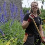 Kristina Bakran i Östarps allmogeträdgård