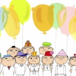 Alfons Åberg fyller år ballonger