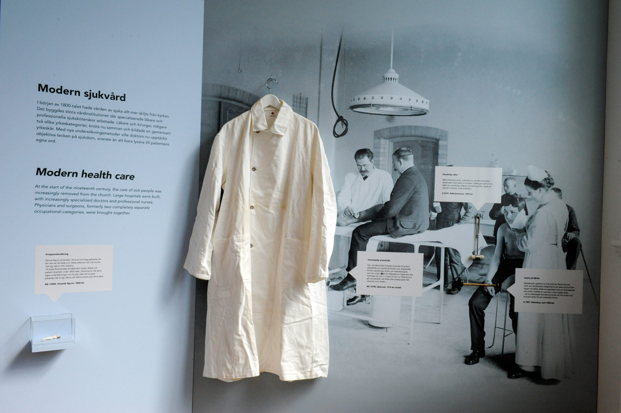 Från utställningen Tro, hopp och hälsa på Medicinhistoriska museet i Helsingborg.