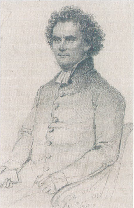 Johan Henrik Thomander, teckning av Maria Röhl från 1851
