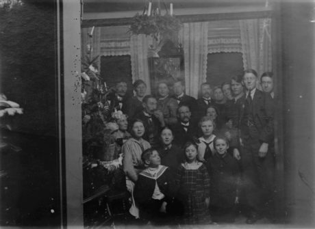 Julfoto från sekelskiftet 1900
