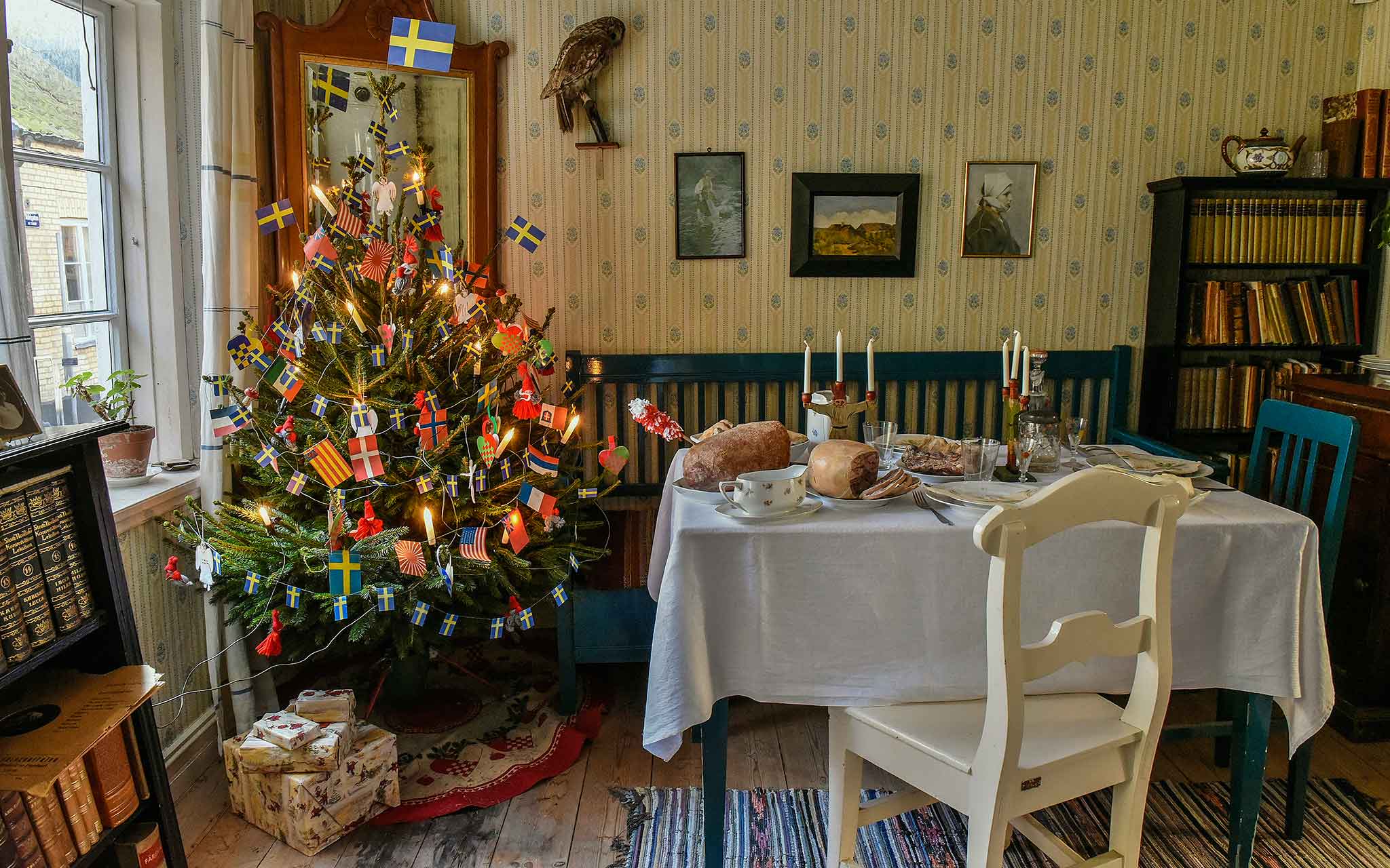 Julfirande i Arbetarbostaden 1930 Kulturen