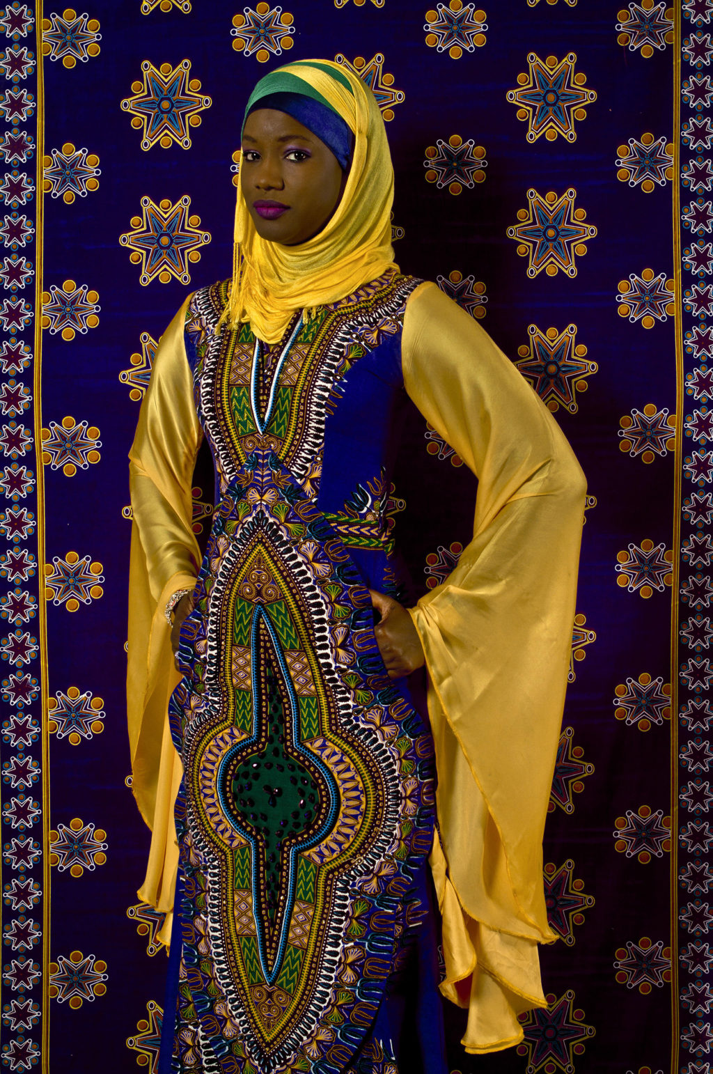 Porträtt från utställningen "The Studio of Vanities" med fotografier av den senegalesiska fotografen Omar Victor Diop (© Omar Victor Diop, Courtesy Galerie MAGNIN-A, Paris.)