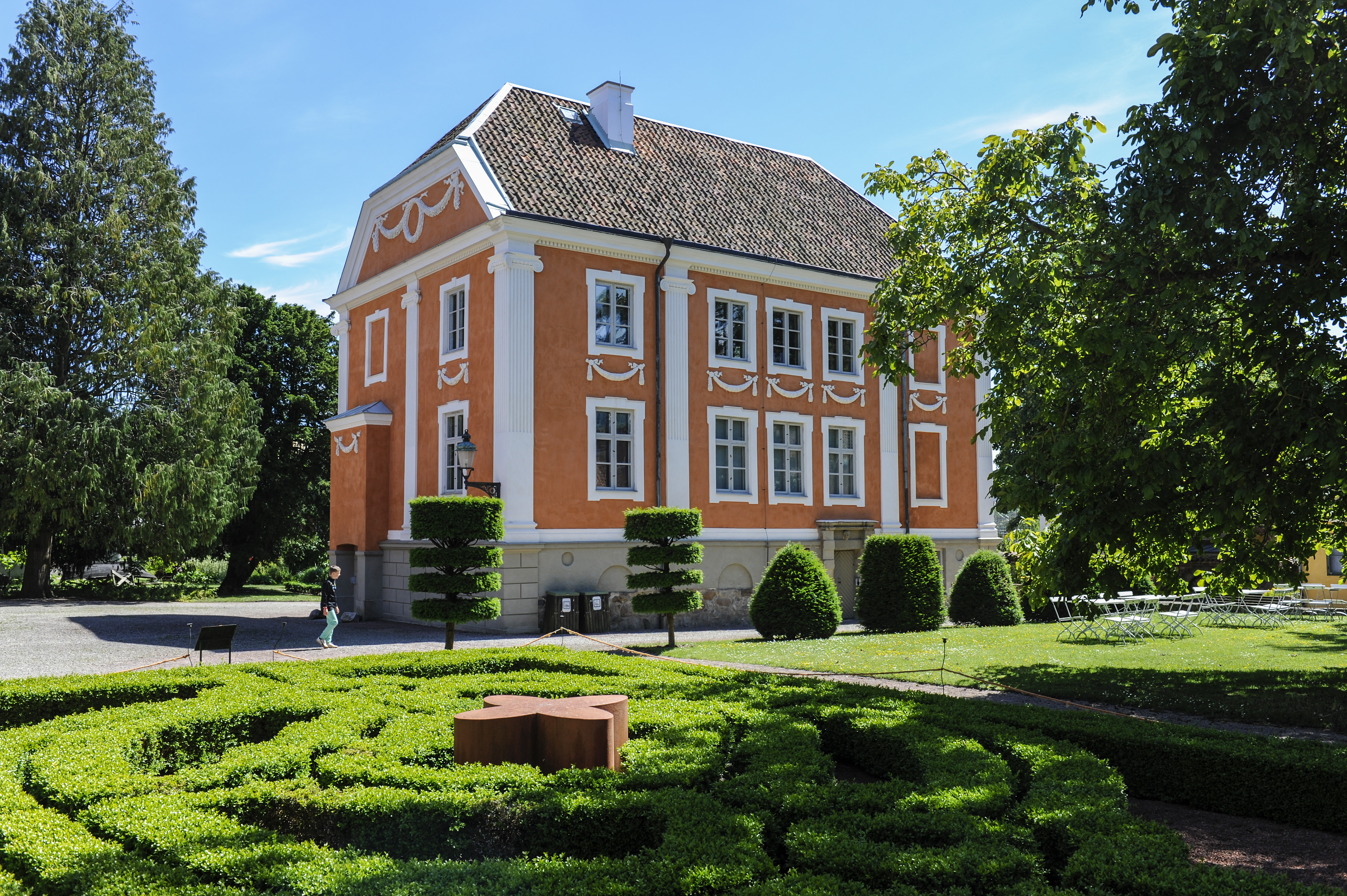 Visning av friluftsmuseet på engelska Kulturen Visning av friluftsmuseet på engelska Kulturen