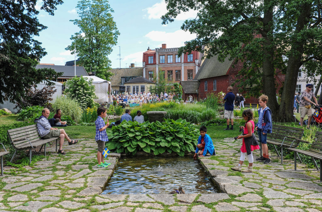 Barockparterren före den pågående omvandlingen. Foto: Viveca Ohlsson/Kulturen