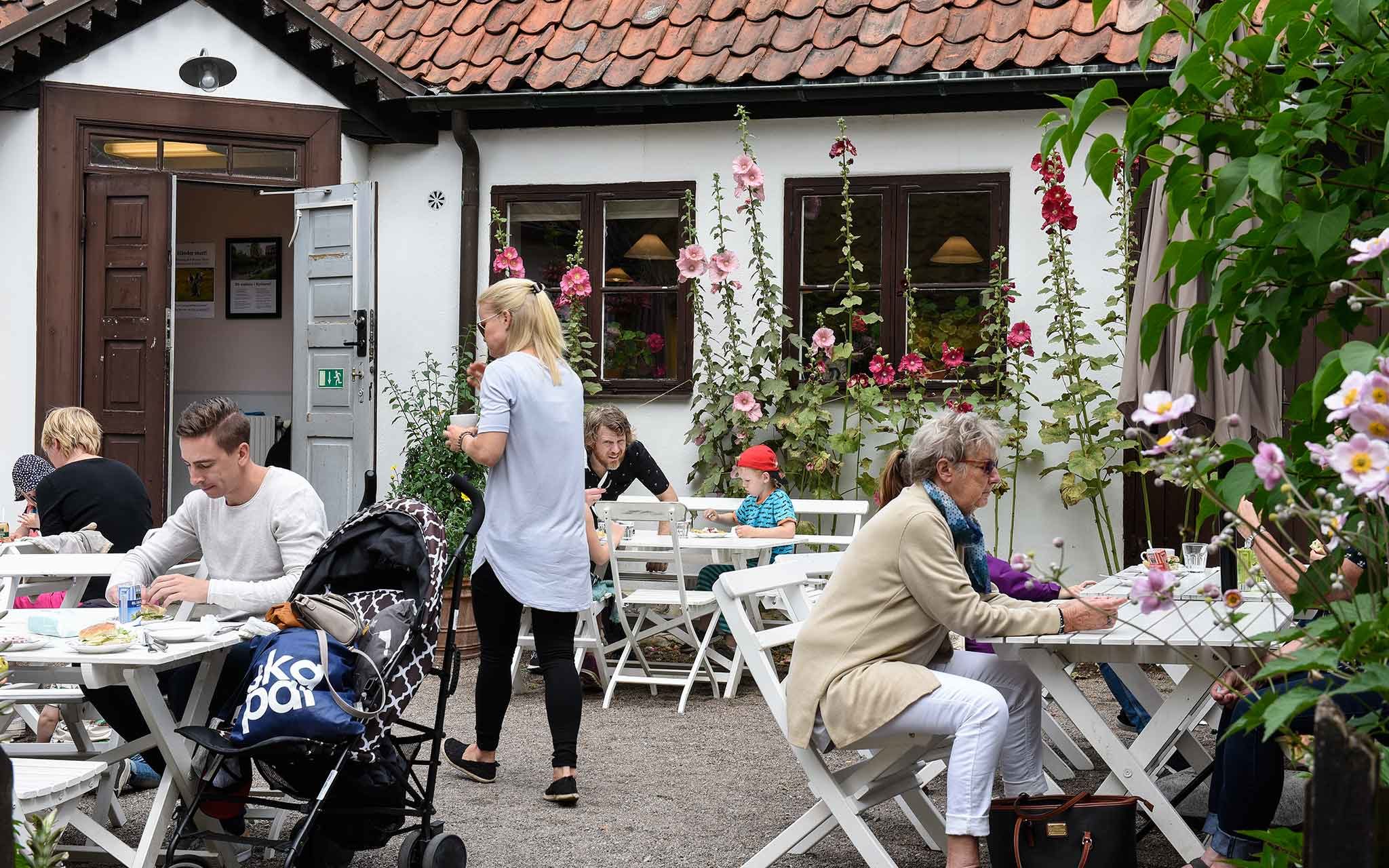 Kulturen's café in the open-air museum