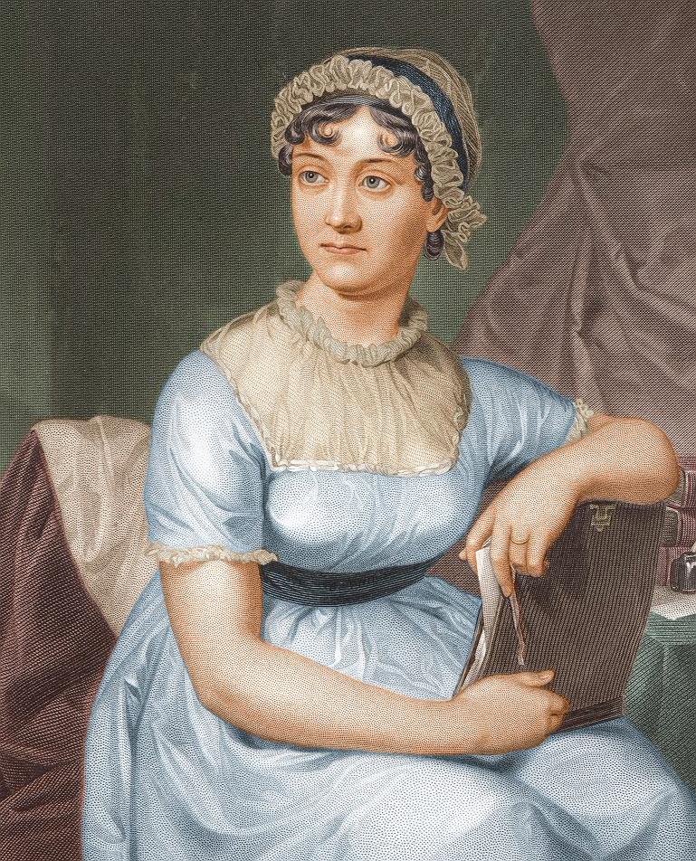 Porträtt av Jane Austen
