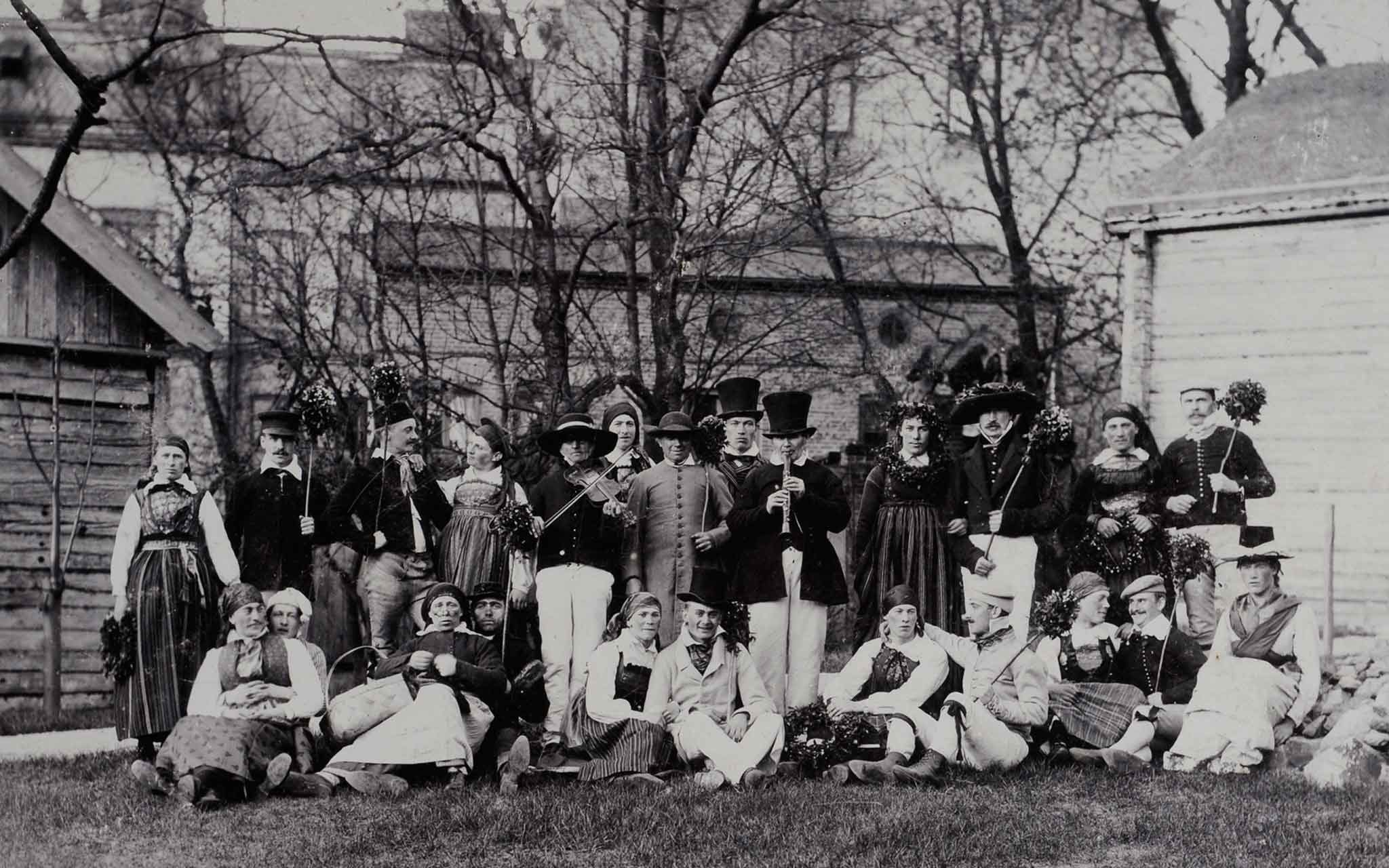 Autumn festival at Kulturen in the 1890s.