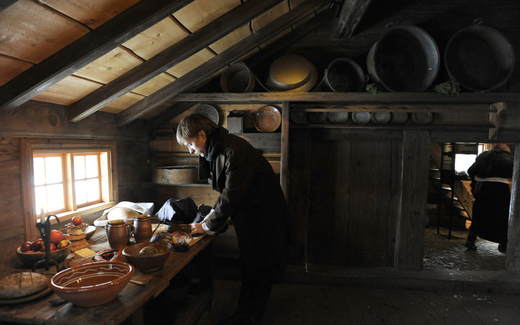 Interiör från Blekingegården.