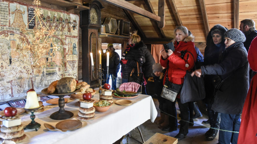 Christmas in the Blekinge Farm House 1815. Photo: Viveca Ohlsson, Kulturen