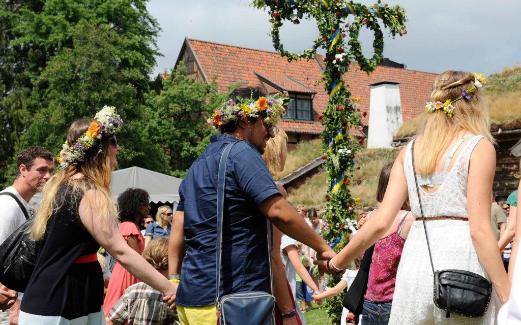 Midsommarfirande på Kulturen i Lund