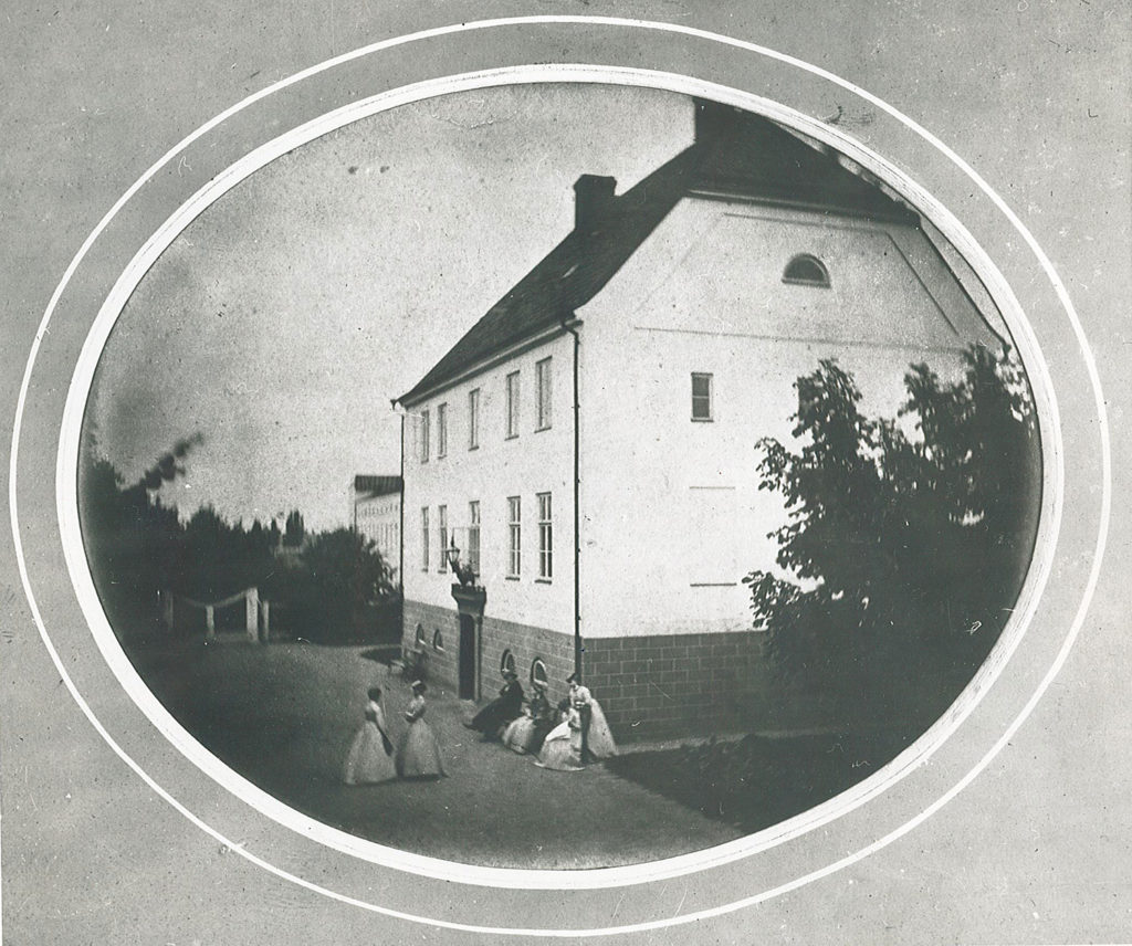 Herrehuset på 1860-talet. Foto ur Kulturens arkiv