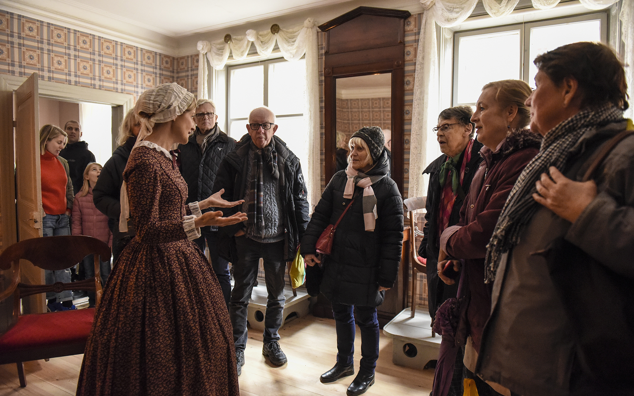 Visning i Thomanderska huset på Kulturen i Lund. Foto: Viveca Ohlsson, Kulturen