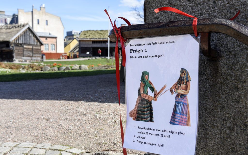 Tipsrunda på tema påsk. Foto: Viveca Ohlsson, Kulturen