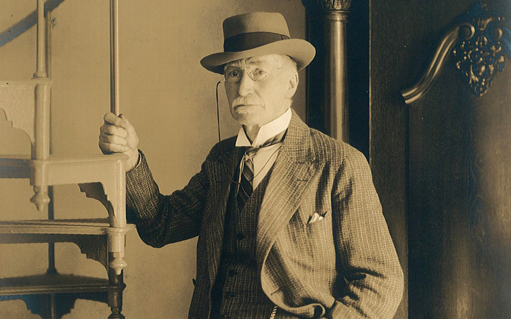 Georg Karlin år 1929. Foto ur Kulturens arkiv.